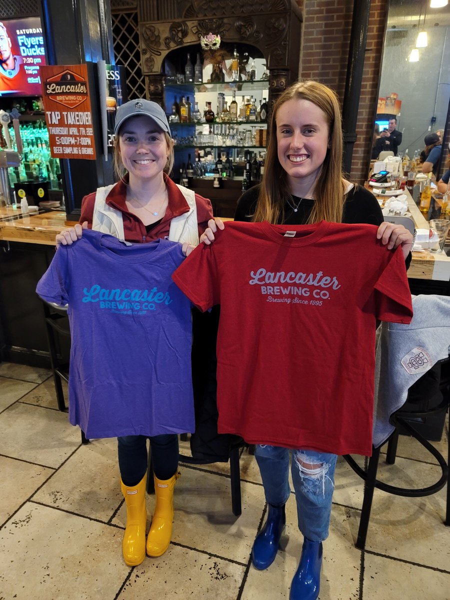 Two more happy <a href="/LancasterBrew/">Lancaster Brewing Co</a> beer drinkers at Trifecta Bar &amp; Grill!
#CraftBeer