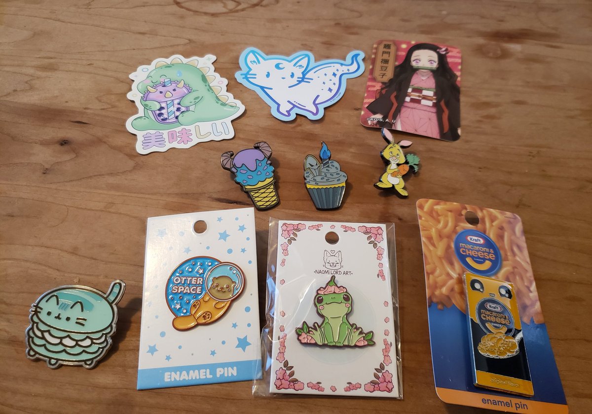 Kenzies_Corner's tweet photo. New additions to my pin/sticker collection! https://t.co/OQRz6tDpyV