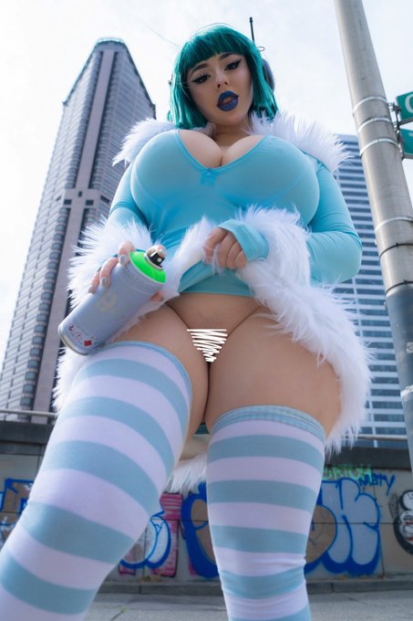 Mew from Jet Set Radio 📻🛼💦 full length uncensored photo set is live on my sites tonight🔥 https://t.c