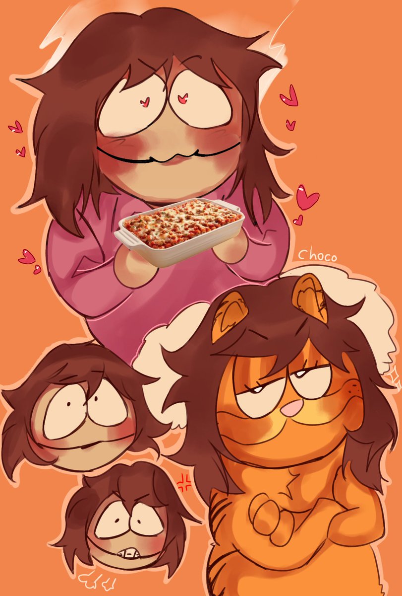 chocoamz's tweet photo. SHELLY GARFIELD MY BELOVEEED 🐈 💗!! #shellymarsh #shellysp #SouthPark https://t.co/IKQOE5eKCq