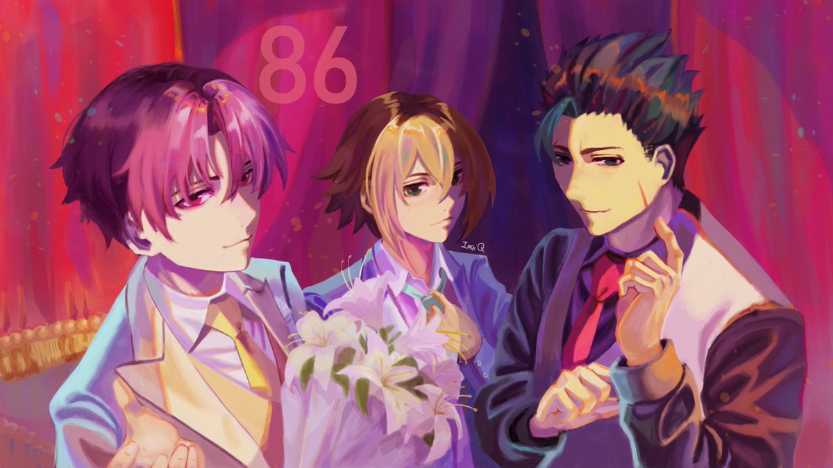 Let's get ready for the 1st Anniversary👔👠 #EightySix #エイティ