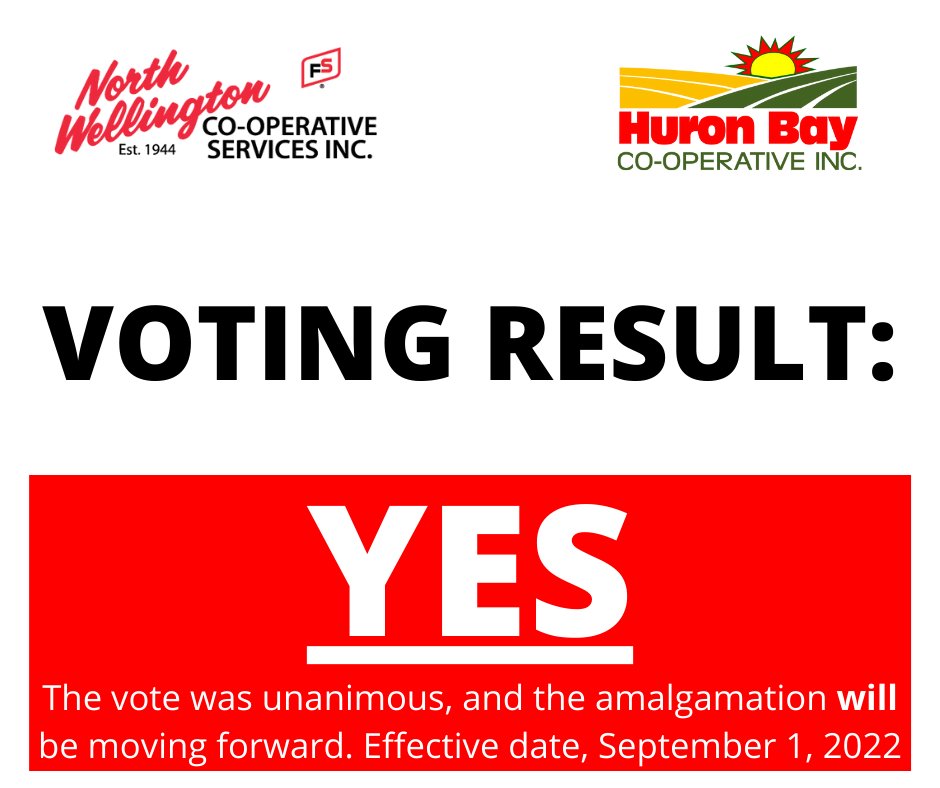 The vote was unanimous and we will be going forward as Midwest Co-operative Services Inc. beginning September 1, 2022!