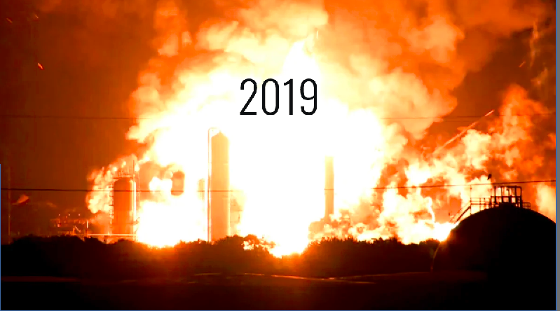 I was a kid when the Gulf oil refinery exploded 9 miles from my home in 1975.

8 firefighters died. It felt unsafe to simply breathe. There were TEN fires there between 1960 and 1975. And another inferno in 2019.

#NoNewFossilFuelInfrastructure #EndFossilFuels #IPCC #Climate