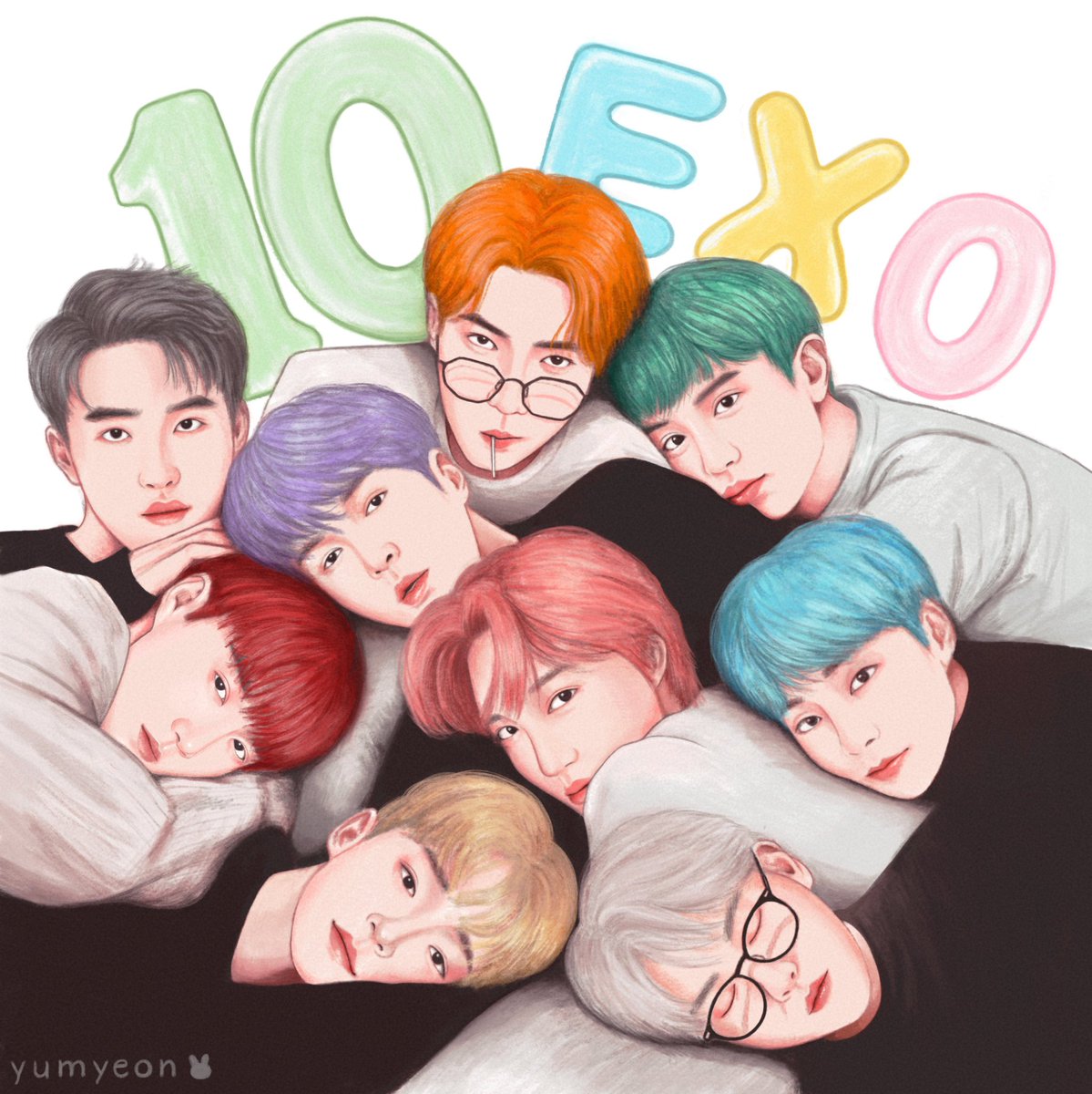Lu_pcyl's tweet photo. It's amazing, so fast 10 years passed, the best 2 years I've lived next to them, a lot of allergy, sadness and excitement. I love them so much.  ♡
WE ARE ONE 사랑하자

#10YearsWithEXO
#AlwaysAndForeverEXO
#EXOWeAreOneDecade
#엑소와_함께한_아름다운_10년
@weareoneEXO https://t.co/Ptn759bCaD