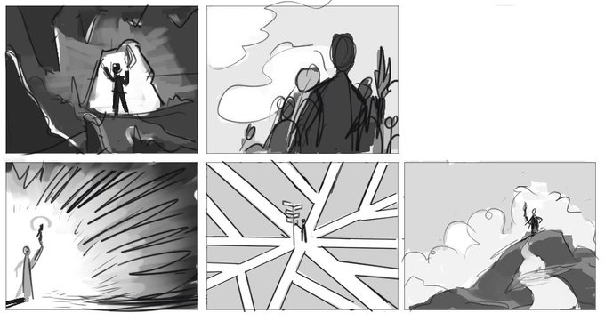 The theme was "Trailblazer"! Here are the messy concepts I submitted 