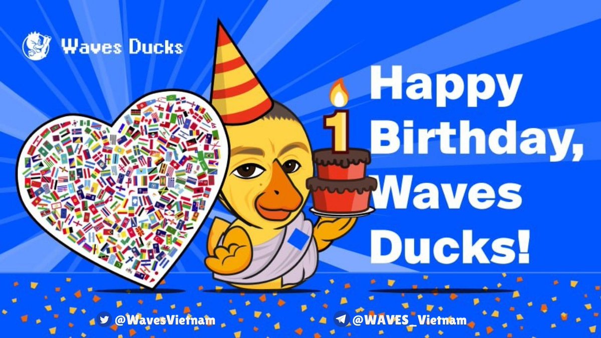 WavesVietnam's tweet photo. MỪNG SINH NHẬT WAVES DUCKS 1 TUỔI 

🎁Tổng giải thưởng: $EGG trị giá tương đương $800
🗓️Hạn tham gia: 23:59 ngày 15/04 (thứ 6)

Thông tin chi tiết: https://t.co/S2rC8ThPQU https://t.co/ffOHV3ORaP
