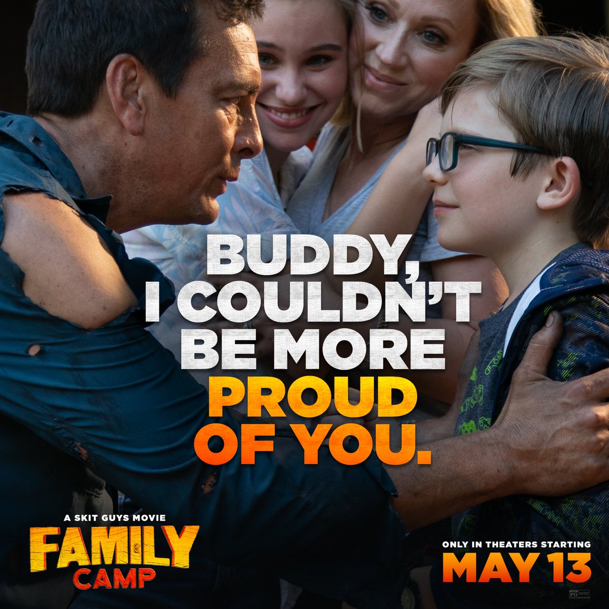 FamilyCampMovie's tweet photo. You'll love the dads (and kids) you meet in Family Camp, coming to theaters beginning May 13. https://t.co/REIvOOUaVG