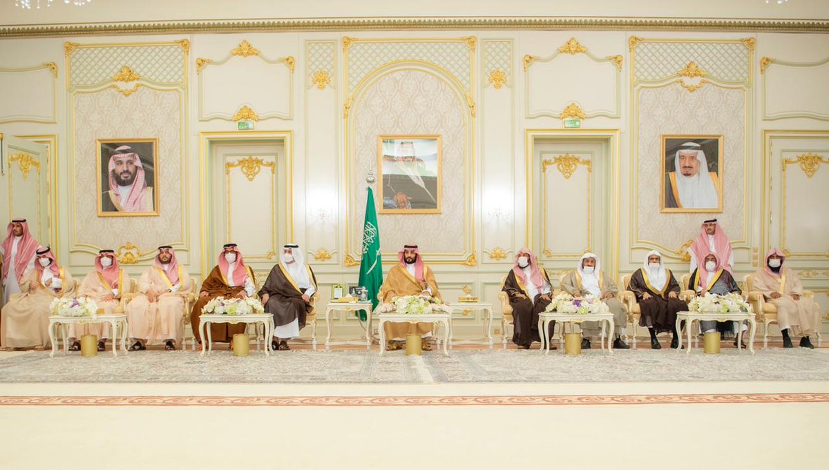 spagov's tweet photo. سمو #ولي_العهد يستقبل في قصر طيبة بالمدينة المنورة اليوم أصحاب الفضيلة العلماء والمعالي، وجمعاً من المواطنين الذين قدموا للسلام على سموه - رعاه الله -.
https://t.co/tQ0ftIwOUD
#ولي_العهد_في_المدينة_المنورة
#واس https://t.co/NYMWj0Lj73