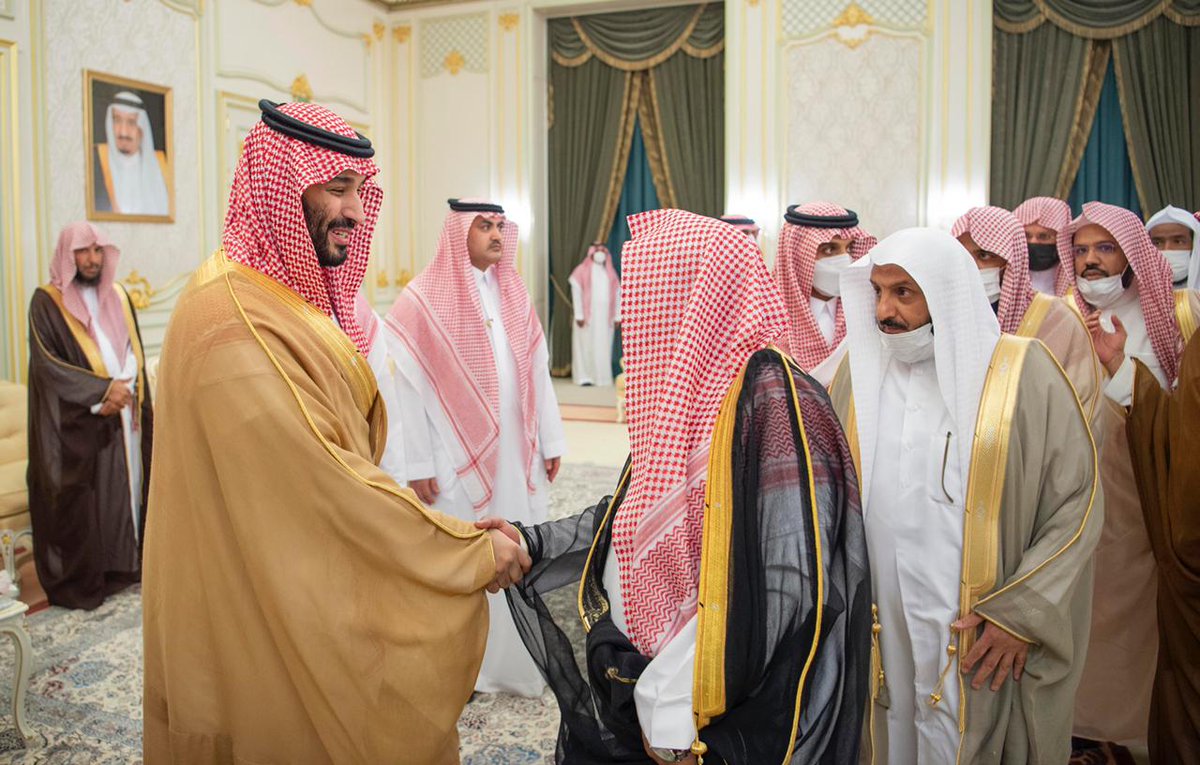 spagov's tweet photo. سمو #ولي_العهد يستقبل في قصر طيبة بالمدينة المنورة اليوم أصحاب الفضيلة العلماء والمعالي، وجمعاً من المواطنين الذين قدموا للسلام على سموه - رعاه الله -.
https://t.co/tQ0ftIwOUD
#ولي_العهد_في_المدينة_المنورة
#واس https://t.co/NYMWj0Lj73