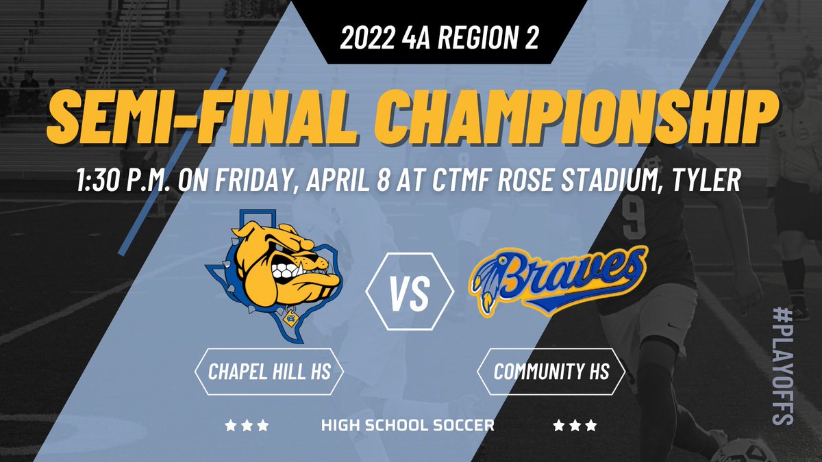 Join us Friday, April 8, as we cheer on our Chapel Hill High School Boys Soccer team!
⚽️Game information here: bit.ly/CHISD04082022