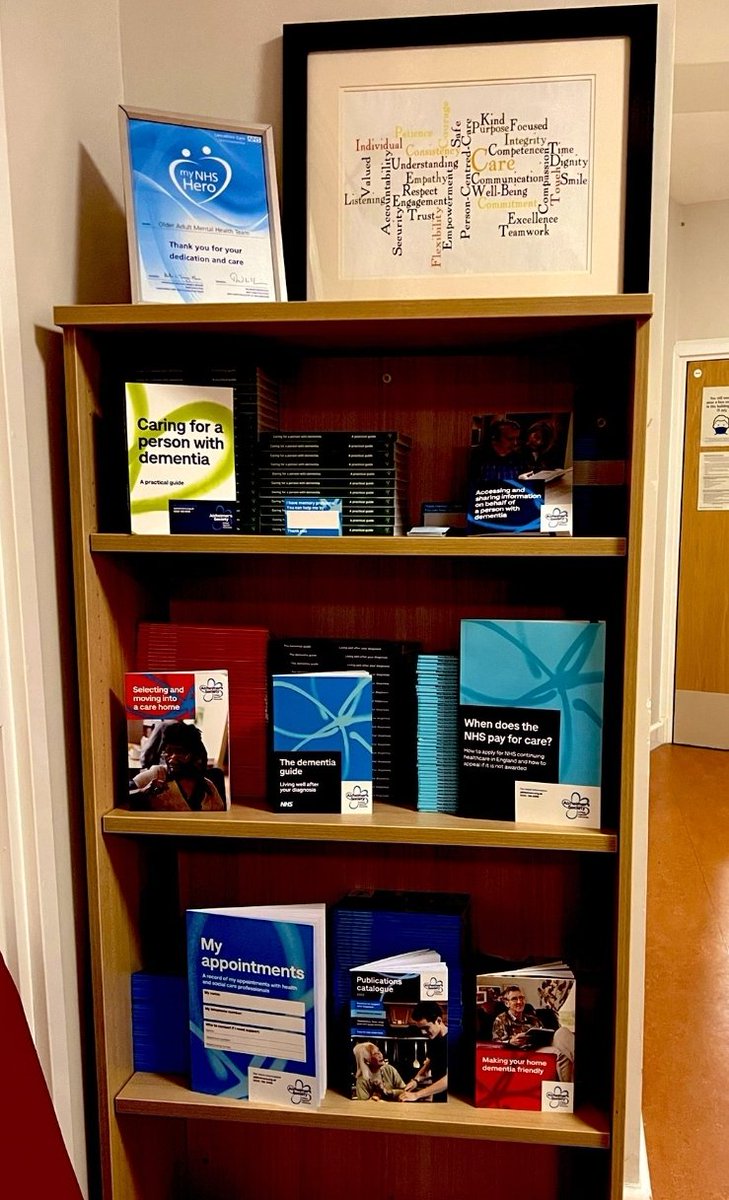 BronteWard01's tweet photo. A lovely addition to our OA Corridor with plenty of  information for both staff and family surrounding #livingwithdementia thankyou @Lorraine88w I will get the posters done soon as I get 5mins 🙈 @kayprof @VikkiGill8 @carriemariah 🦋 https://t.co/bp3NBmQ8ie