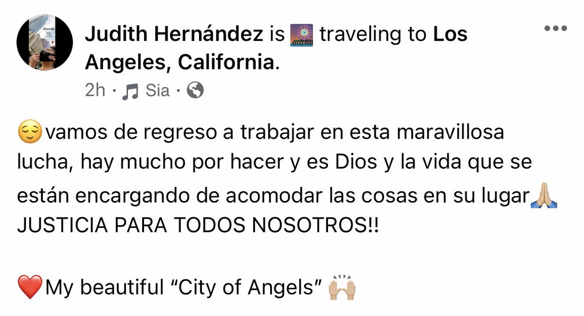 😌SEGUIMOS TRABAJANDO EN FAVOR DE LA JUSTICIA 🙏🏼 VAMONOSSS✈️

#MoisesPadillaFoundation #ForJane #EXLLDM #YaBastaLLDM  #JusticeForExlldmSurvivors
#EnoughLLDM #SaveOurChildren #LLDMCultSurvivor