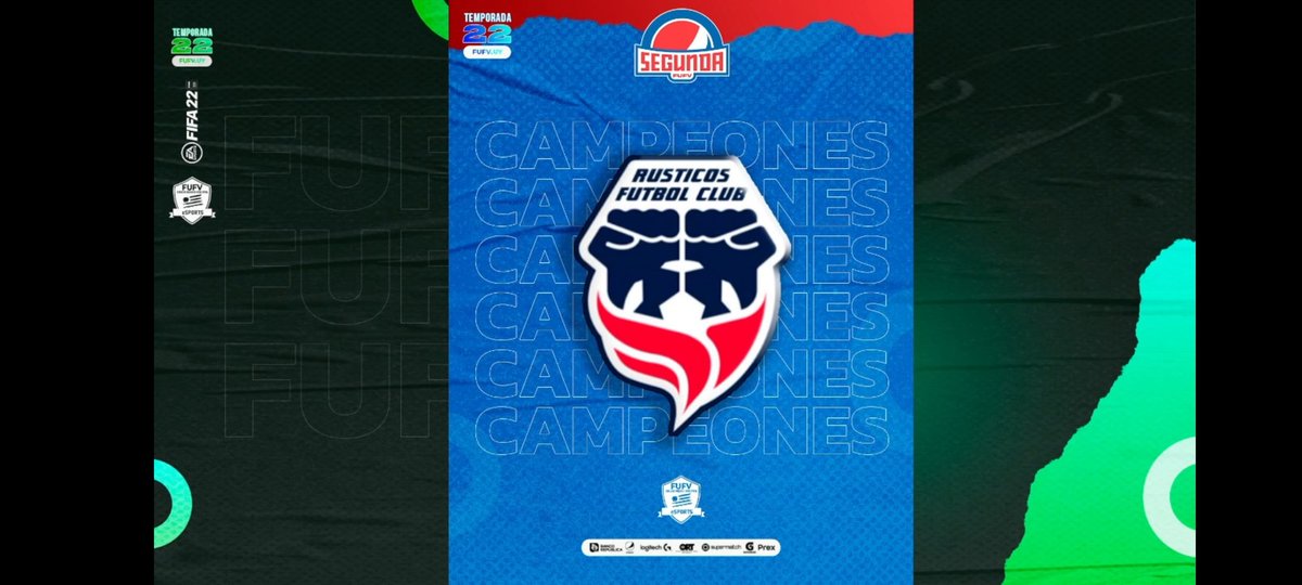 Rusticos_FC's tweet image. CAMPEONEES!🔴🔵 
Logramos un 3-0 contra @cafenix_esports y logramos quedarnos con  #Segundapepsi de la liga de @FUFVeSports