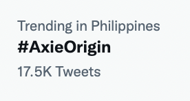 nixeniego's tweet photo. GM Lunacia! ๐ Y'all are wild! โค๏ธ๐ต๐ญ #AxieOrigin #OriginLaunch
Time to play a few Arena battles before work! ๐ https://t.co/05eLvWX1U0