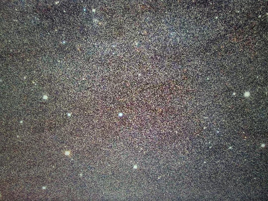 redditSpaceView's tweet image. This may look like a grainy photo of sky, but its not, its actually a very pixel dense picture of space and the grains are actually trillions of stars