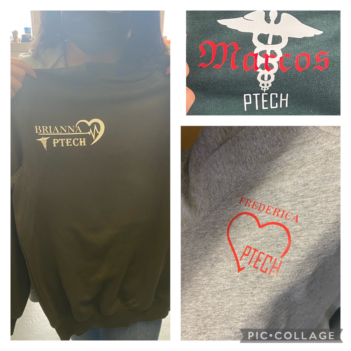 GortonPTECH's tweet photo. Gorton PTECH Designing and creating their own apparel! https://t.co/ZUcXkRtWGE
