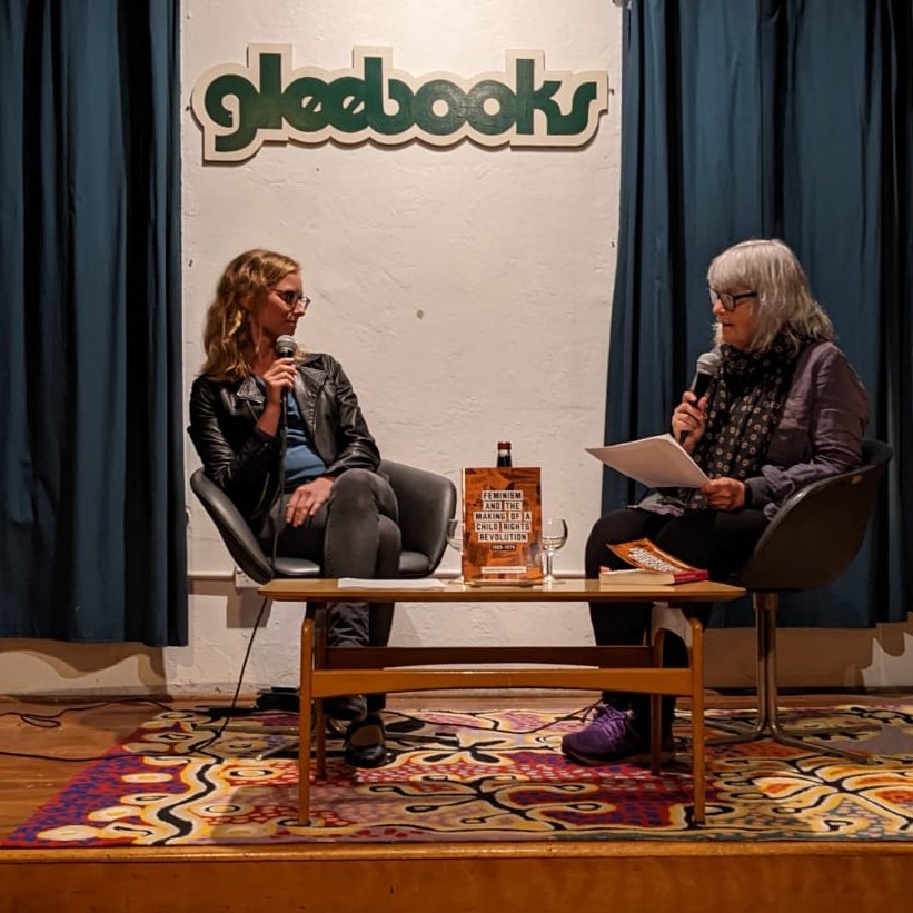 Big thanks to everyone who made it out last night for the launch of 'Feminism and the Making of a Child Rights Revolution, 1969-1979', and especially to <a href="/Wendy_Bacon/">Wendy Bacon</a> for joining me for this occasion and <a href="/Gleebooks/">gleebooks</a> for being such great hosts!