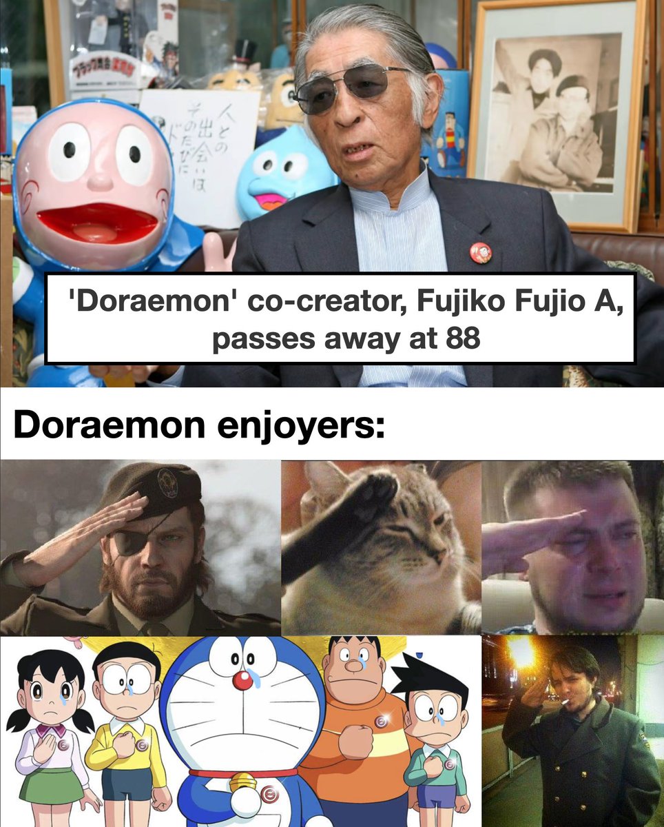 My_MGAG's tweet photo. Doraemon Co-Creator Passed Away. Enjoyed the manga a lot as a kid and also the cartoons on saturday https://t.co/1bdWAMnpAo