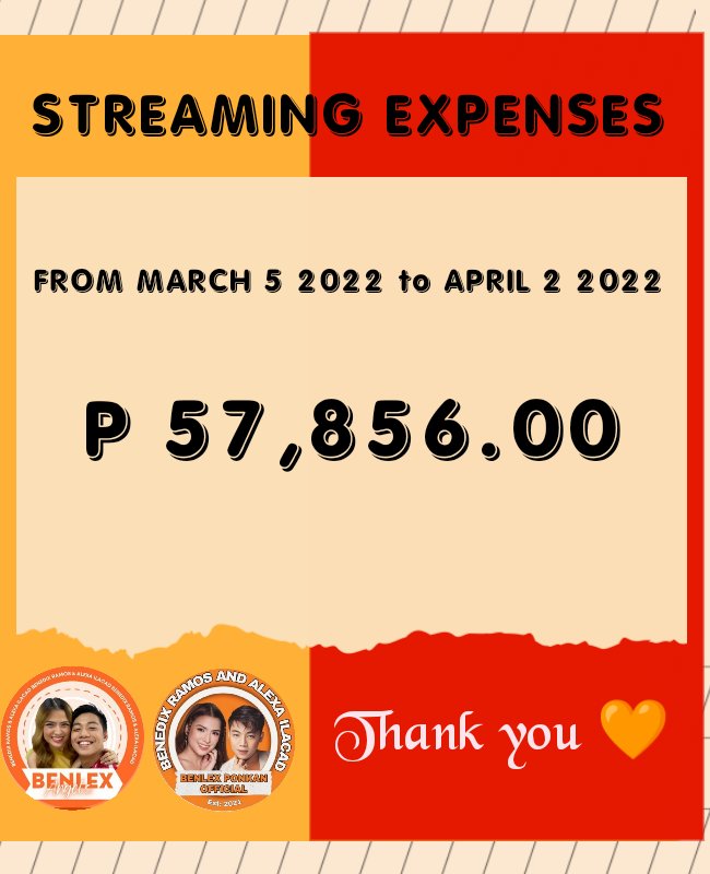 _benlexangels's tweet photo. Hi Angels! Would like to update our expenses for our project PAANO. 

To our BENLEX OFC, lead person @bubbles_pahina @jennylynramilo, and to all ponkans that has been part of this project since day 1, thank you so much! All your hard works and sleepless nights are appreciated. https://t.co/S7y9hYpdi7