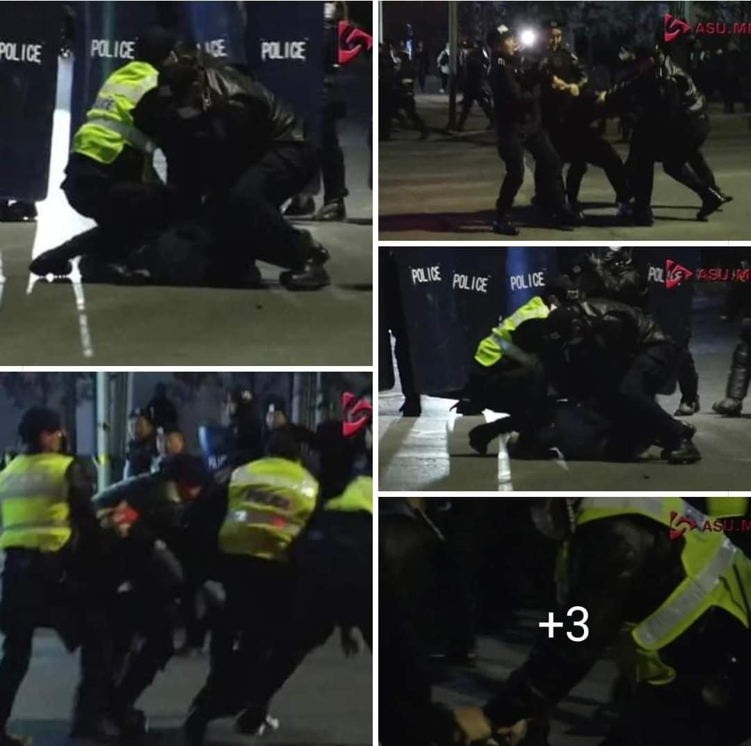 Хөгжлийн банк, ЖДҮ гээд бөөн боломж хулгайлсан луйварчдаа гавлаж, ачиж явж чадахгүй. Тэгснээ залуучууд нь үзэл бодлоо хэлээд "Ажлаа хий", "Гараад ир" гэсний төлөө ачиж, чирж, хүчирхийлдэг төртэй.