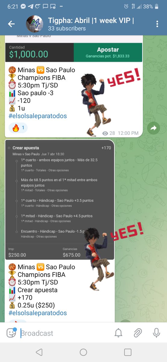 Tigpha's tweet photo. Que mal pedo π
Dia perfecto en mi #1weekVIP
Solo pedi 100 pequeΓ±itas interacciones para que se fueran π y ni a la mitad llegamos π
Sufren porque quieren
MaΓ±ana ultimos picks los quieren?
Ahora vamos por 200 πππ¬
Si llegamos aqui estaran π
https://t.co/tKwQp8uU2w https://t.co/jWvKm93ToY