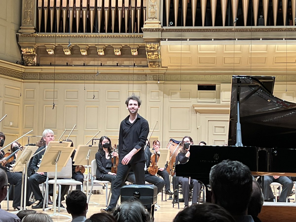 Stunning maiden <a href="/BostonSymphony/">Boston Symphony</a> performance tonight for genius French pianist Alexandre Kantorow on Tchaikovsky Piano Concerto #2