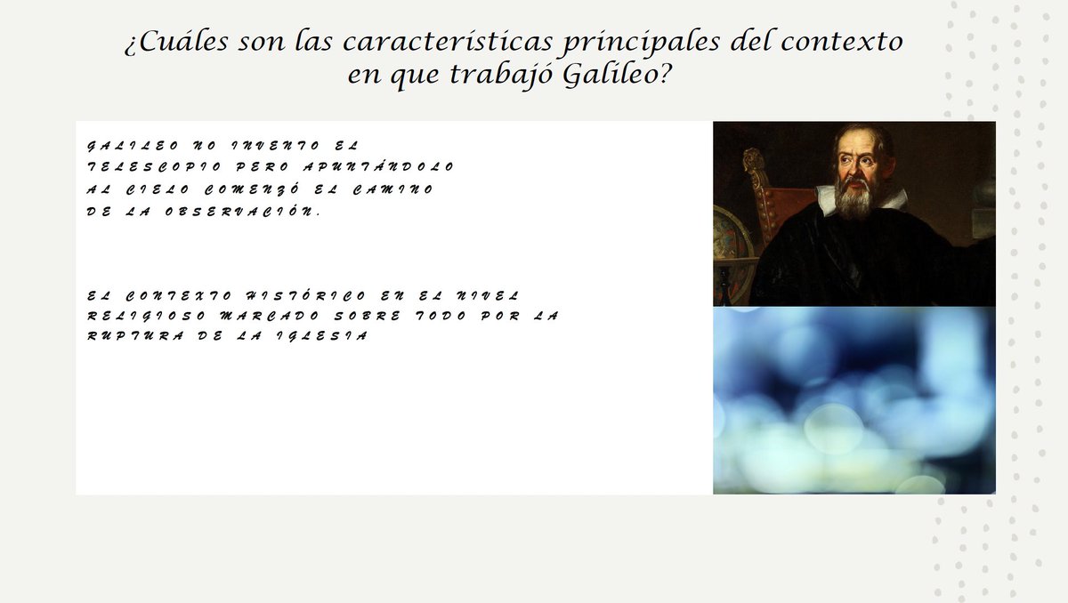 EmmanuelAlcal1's tweet photo. ¿Cuáles son las características principales del contexto en que trabajó Galileo? 
#ENSEñandoCiencias https://t.co/HIoVNdfcjP