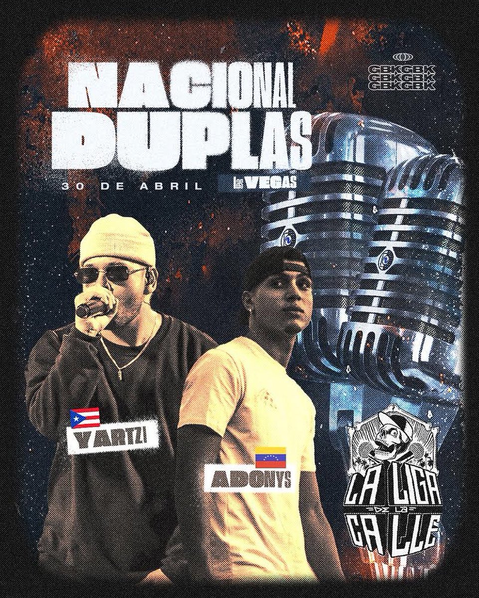 _LyricalSmoo's tweet photo. 😱🤯🇺🇸 La Liga de la Calle está organizando Nacional Duplas 🇺🇲 y ya conocemos las dos primeras  duplas invitadas:

➡️ #Yartzi 🇵🇷 + #Adonys 🇻🇪
➡️ #SawiElekipo 🇪🇦 + #Tirpa 🇪🇦

👉🏼 Los 1eros ganadores regionales fueron #Chelsea 🇬🇹 + #Miyann 🇨🇱.

🏆 #NacionalDuplas 🇺🇲 https://t.co/QOL21ikYOk