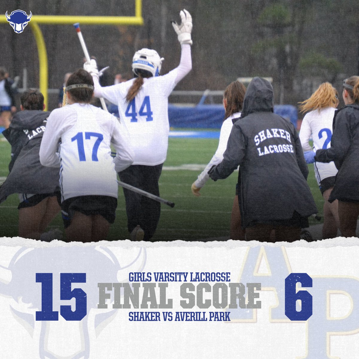 Congratulations to the Girls Varsity Lacrosse team on their win against Averill Park today!