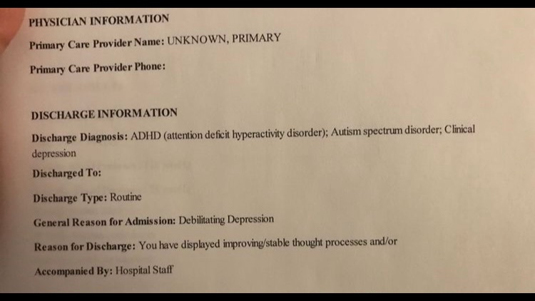 Btw here is my diagnosis for all the people online who said “he’s lying” about my autism