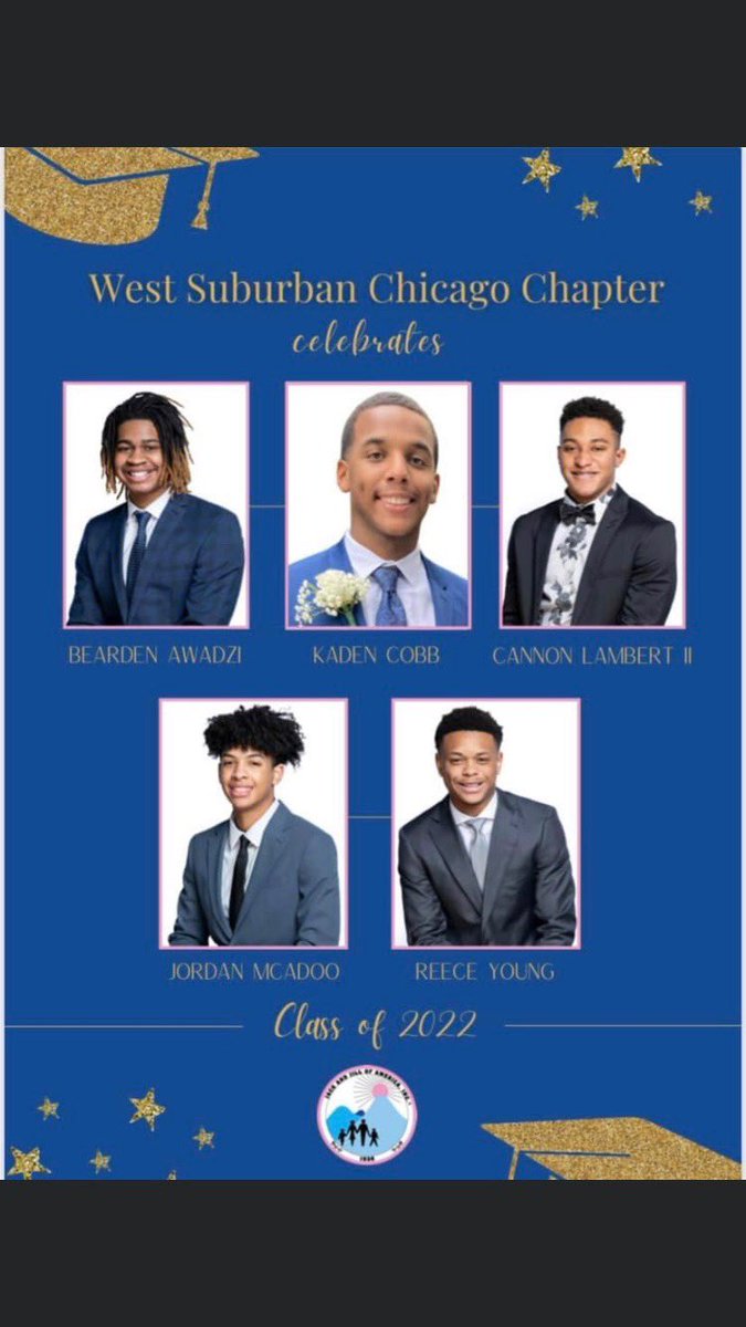 Congrats to the graduating young men of the Jack and Jill West Suburban Chicago Chapter.  Your next journey is the world of college.