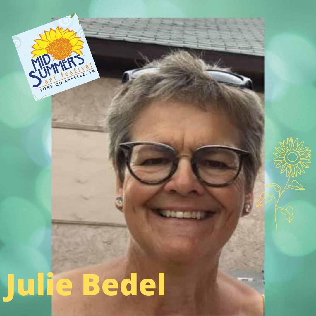 fortsummerarts's tweet photo. Meet Julie Bedel, current chair of MSAF (since 2017).
#midsummersartsfestival 
 #whattodointhefort #sasksummerfestivals  #saskartists
#sasklivemusic #summerinthequappelle https://t.co/a9cnAKzSah