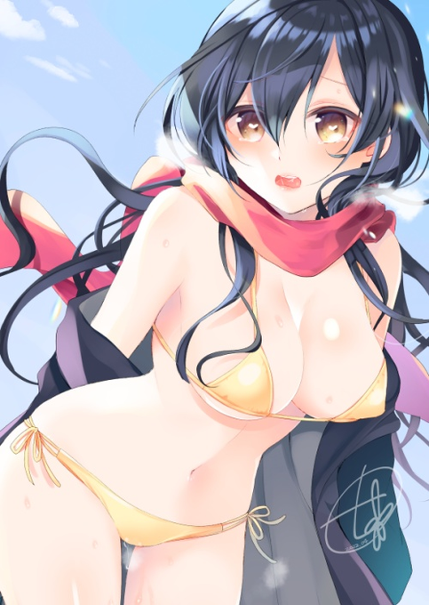 水着マフラーちゃん 