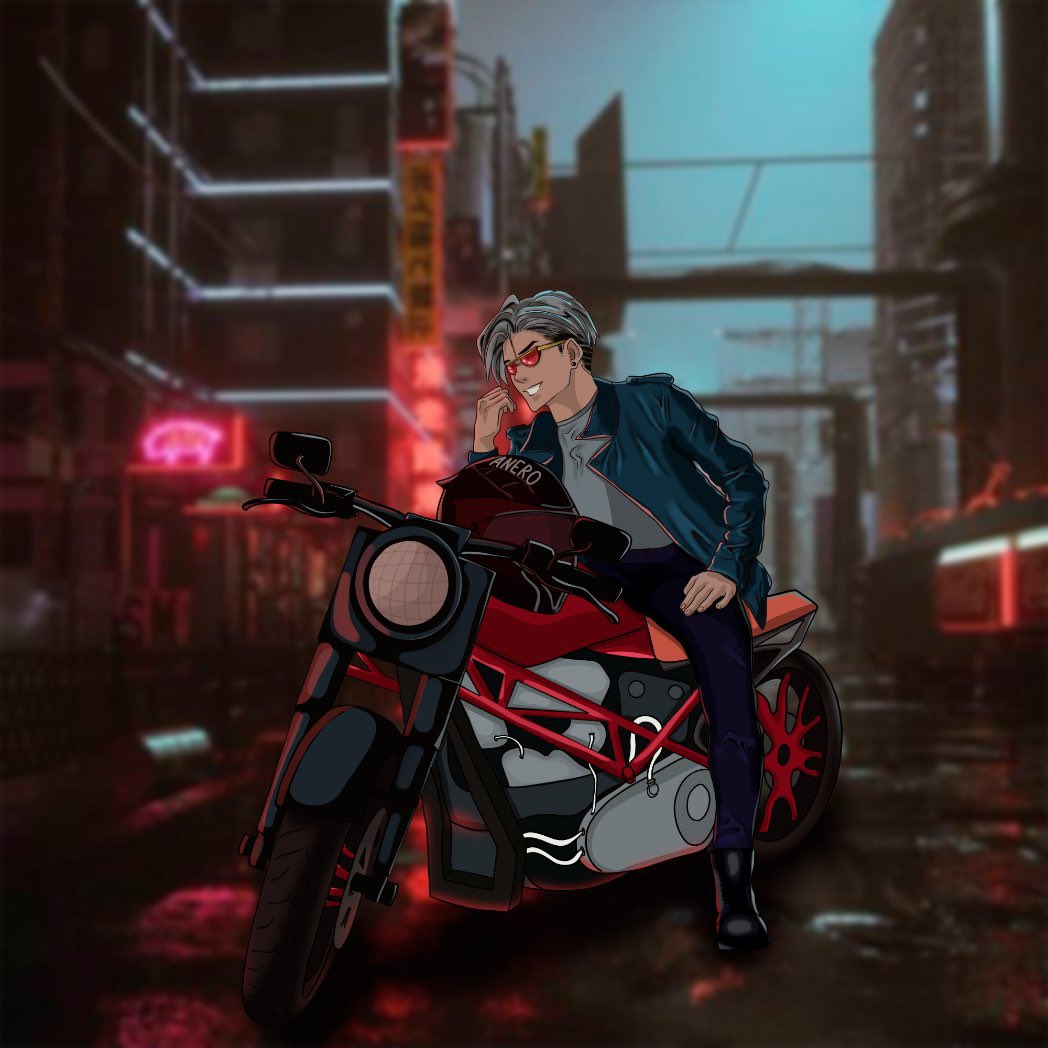 AneroVerse's tweet photo. Just something about ridin’ through Downtown 

#NFT #NFTCommunity https://t.co/H6CJvxyQ20