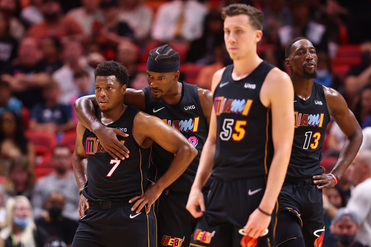 AdamNBorai's tweet photo. The Miami HEAT have clinched the #1 seed in the East.

The NBA Eastern Conference playoffs will run through Miami. https://t.co/1iknu181zQ
