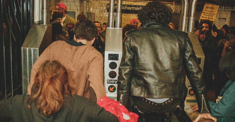 IssaKhari's tweet photo. From the archives...
11.1.19
Brooklyn, NYC
FTP Anti-Fare Evasion Enforcement March.
#photography #followlocaljournalists #写真
https://t.co/ycKfPz0sPF