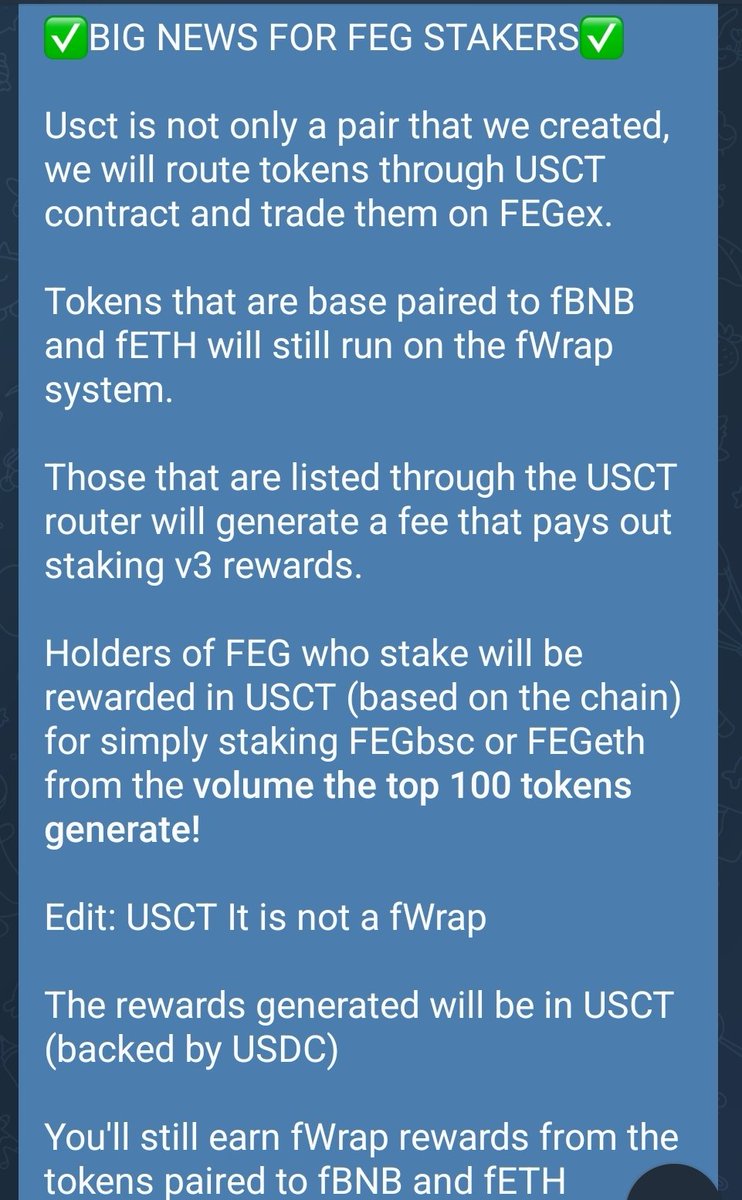 RTRcrypto's tweet photo. ✅️BIG NEWS FOR $FEG STAKERS✅️

@FEGtoken
https://t.co/NLpsFIyWHI
#Crypto #BTC #ETH #Saitama #SHIB #BabyDogeCoin #BabyDoge #dogecoin #DOGE #XRP #altcoin #Ethereum #Bitcoin #Cryptocurrency #NFTGame #NFTs #NFT #SAFEMOON #Coinbase #100xgem #BSC #BinanceSmartChain #BNB #DeFi #ADA https://t.co/lWzyYyGRiD