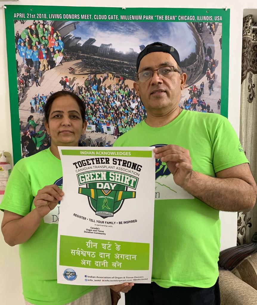 RattanParveen's tweet photo. Wearing Green to show support on 
@GreenShirtDay for #OrganDonation in honour of the #LoganBouletEffect 

You are a true Hero Logan &amp; your legacy continues to save lives
@TobyBoulet 
@BeADonorOntQue 
@CTAOntario 
@NottoIndia 
@PgimerRotto 
@ArvinderSoin 
@MMDonorF 
@GurgaonOrgan https://t.co/V8N6FCSFcx