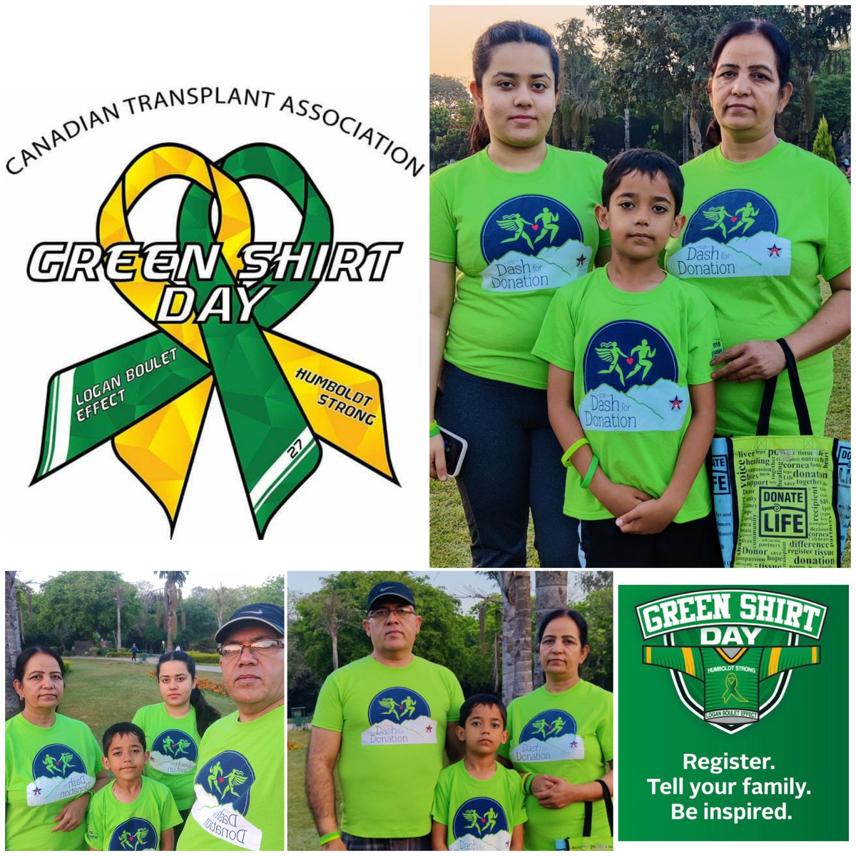 RattanParveen's tweet photo. Wearing Green to show support on 
@GreenShirtDay for #OrganDonation in honour of the #LoganBouletEffect 

You are a true Hero Logan &amp; your legacy continues to save lives
@TobyBoulet 
@BeADonorOntQue 
@CTAOntario 
@NottoIndia 
@PgimerRotto 
@ArvinderSoin 
@MMDonorF 
@GurgaonOrgan https://t.co/V8N6FCSFcx