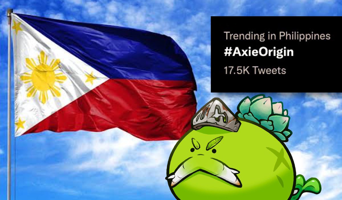 3 Axies Giveaway in 4 hours 🔥✨

Retweet and Comment: #AxieOrigin ❤️ in this tweet

Update: #AxieOrigin is trending in Philippines 🇵🇭🏆 Let’s go!!!