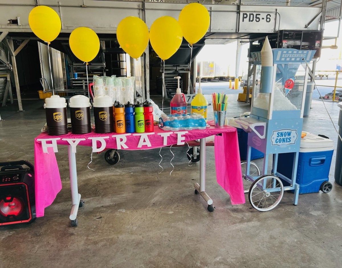 Thank you Charrisa Engeron and her Bell Twilight team for celebrating her people with this fun Hydration Activity including a snow cone machine. @jimweber88 @Buckeyelouie @GregPietrek @Harry_Guleian @sedano_kasandra