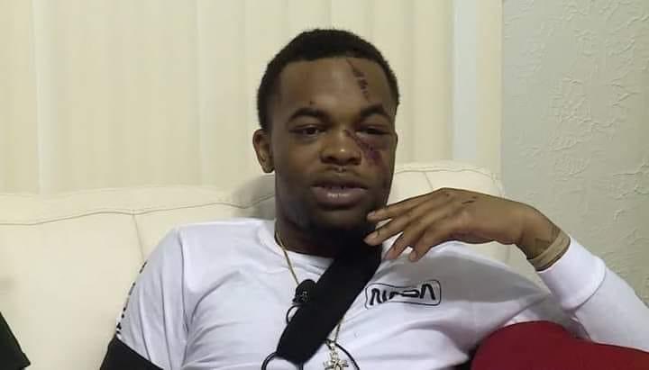 AdvoBarryRoux's tweet photo. This is pastor Abi Adeleke. 3 men entered his church in Soweto on Sunday &amp; beat him up him while preaching because he impregnated their sister &amp; denied the pregnancy. The men said they will beat Abi every Sunday until he takes responsibility. Abi refused a DNA several times. https://t.co/ZgihJW01f9