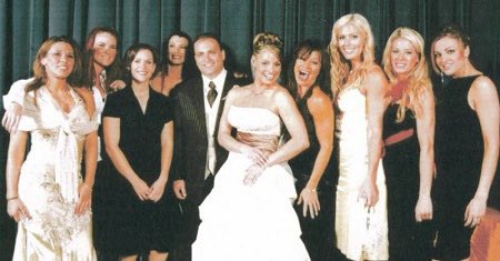 Wrestlers who were at Trish Stratus’s wedding September 30, 2006.

Just 13 days after her retirement match at Unforgiven. https://t.co/AWzCfOAMk7