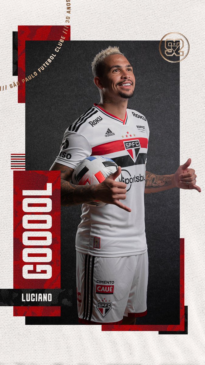 SaoPauloFC's tweet photo. 2T | ⏱ 42min: GOOOOOOOOOOOOOOOOOOOOOOOOOOOOOOOOOOOOOOOOOOOOOOOOOOOOOOOOOOOOOOOOOOOOOOOOOOOOOOOOOOOOOOOOOOL! LUCIANOOOOOOO #AYAxSPFC (2-3)
#GrandeConquista
#VamosSãoPaulo 🇾🇪 https://t.co/RJ8xHdcPN8
