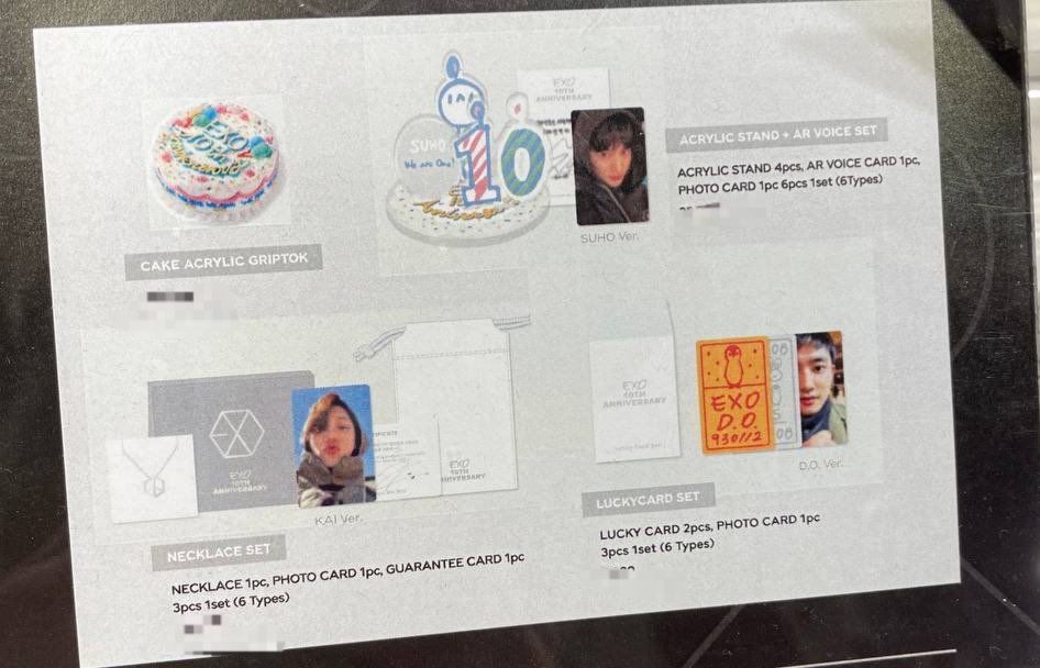 smshopph's tweet photo. [#SMSHOPPH_GO] PH GO: EXO 10th Anniversary Goods

➖DOO: ASAP [we need to secure fast]
➖DOP: Apr 10
🔗https://t.co/y3NZ0RBs1e

Pricelist:
Orgel Lamp: 3400
Repackage PC Set: 1420
Acrylic stand + AR voice set: 1420
Necklace Set: 1870
Luckycard Set: 700
Cake Acrylic Griptok: 830 https://t.co/b9Wn8iafYX