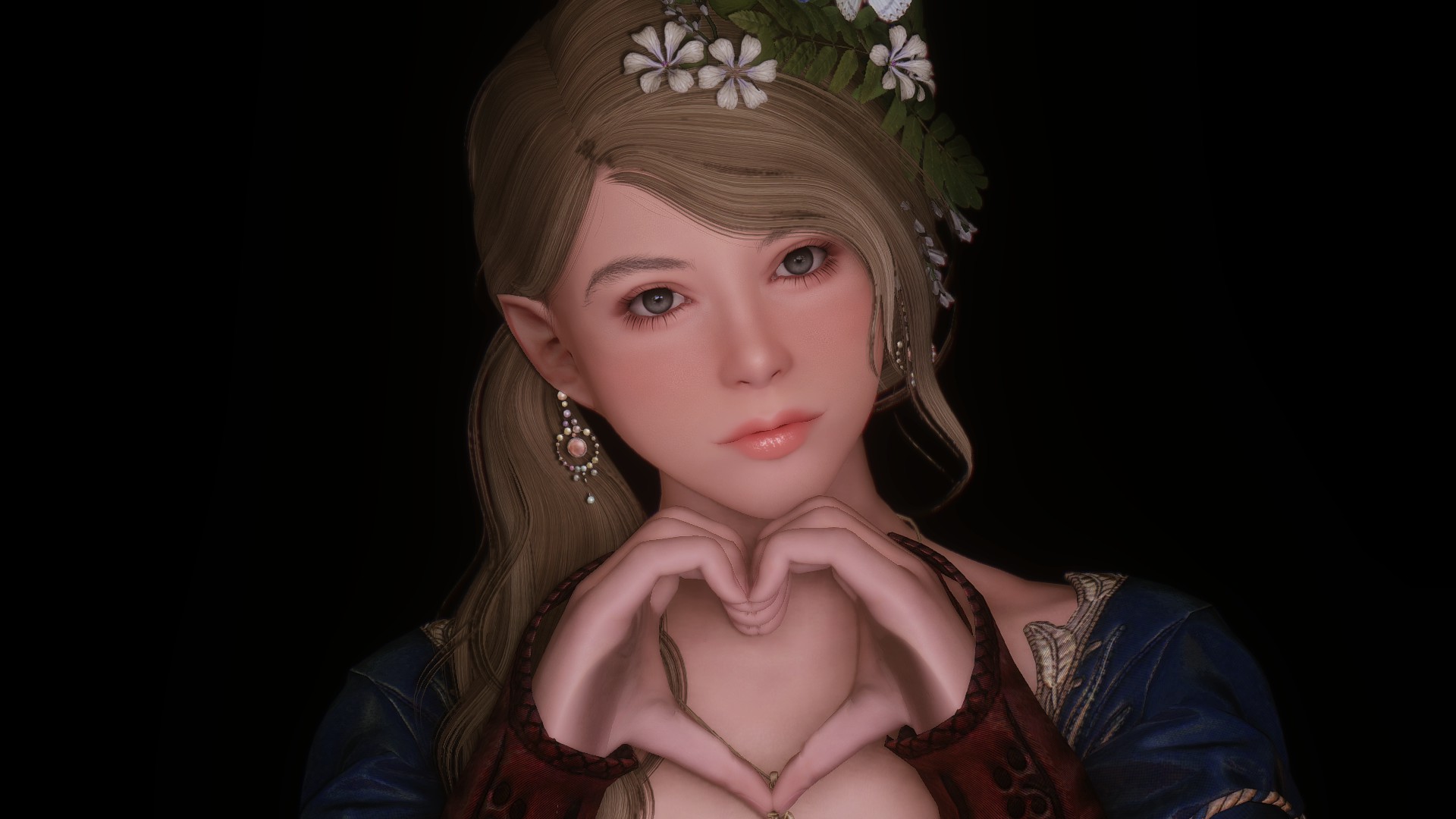 Skyrim se mod on twitter lorraine high poly racemenu