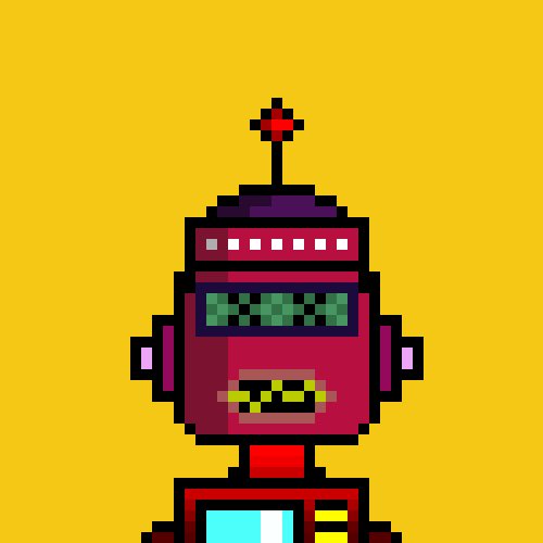 figmentaNFT's tweet photo. Still love how this shreddy bot looks despite the fact that no one claimed. Will play around with creating gif version as a creative pursuit. https://t.co/1qo6Go9Z4M