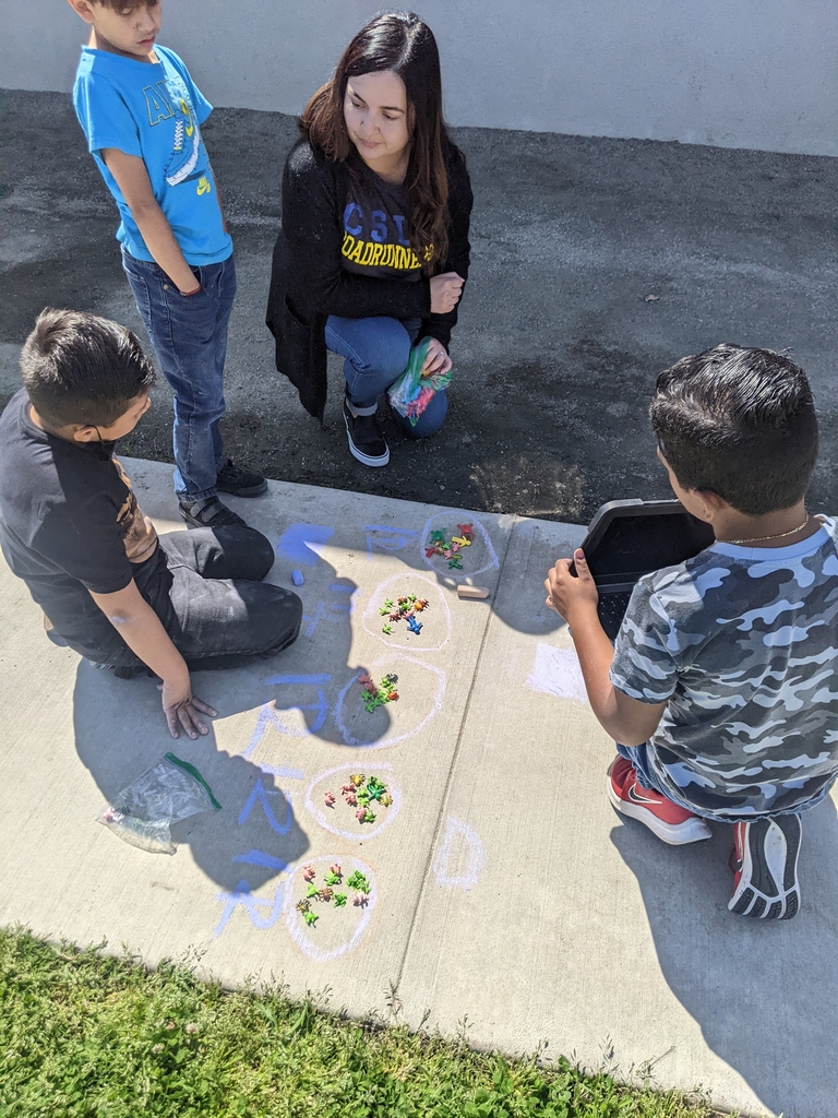 So great to see our 2nd &amp; 3rd graders working together on counting collections. Watching students group counters &amp; doing their math on the sidewalk. Also integrating @Flipgrid . Thank you @Msgonzalez_2nd &amp; <a href="/ClaraYanez2/">Clara Yanez</a>. @meganlfranke <a href="/kshahedpartners/">Keyur Shah</a> <a href="/caedpartners/">California Education Partners</a> <a href="/SmallSchoolDA/">SSDA</a>