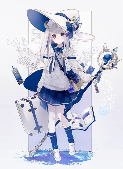 魔女見習いちゃん
 #自分が何度も投稿してしまう画像 