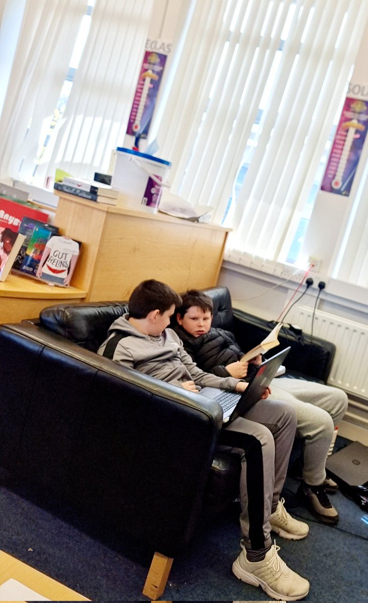 MsShortall's tweet image. Finally able to hold our whole day Readathon with some of our 1st Years as a reward for their engagement with independent reading 📚 Topped off nicely by a lunch time pizza party and movie. Thanks for hosting such a fun day @ColEoinLib ! 🙂 #readingforpleasure #fun @CFingla 🍕❤️